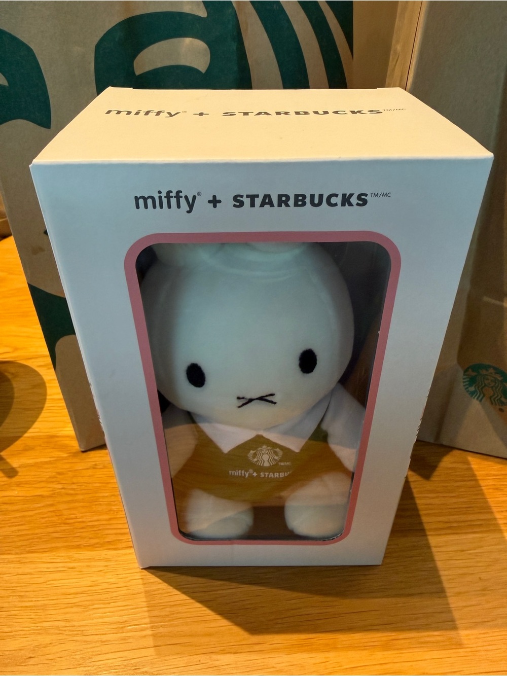 VIRAL RARE PRE-RELEASE NIB Starbucks x Miffy Limited Edition Barista Plush - Picture 2 of 5